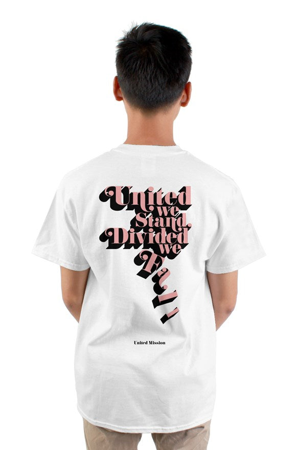 Divided We Fall Pink T-Shirt